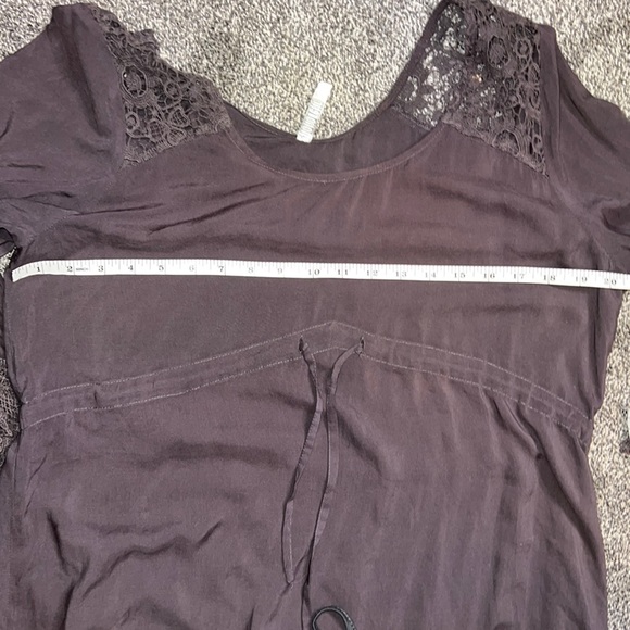 MONORENO Crochet Detail Tie Front Dress. EUC. - Picture 7 of 11